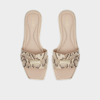 Aldo Darine Natural Women's Flats - Slide sandal