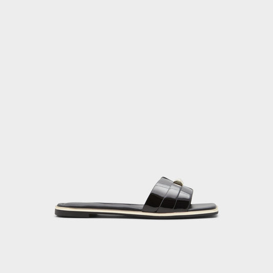 Aldo Darine Black Women's Flats - Slide sandal