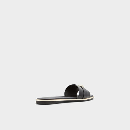 Aldo Darine Black Women's Flats - Slide sandal
