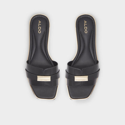 Aldo Darine Black Women's Flats - Slide sandal