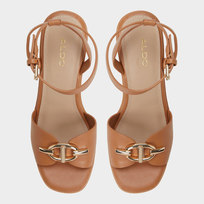 Aldo Ybylin Medium Brown Women's Wedges - Wedge sandal, Wedge heel