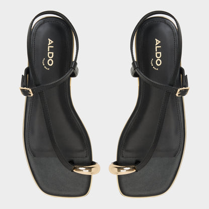 Aldo Jomalina Black Women's Flats - Strappy flat sandal