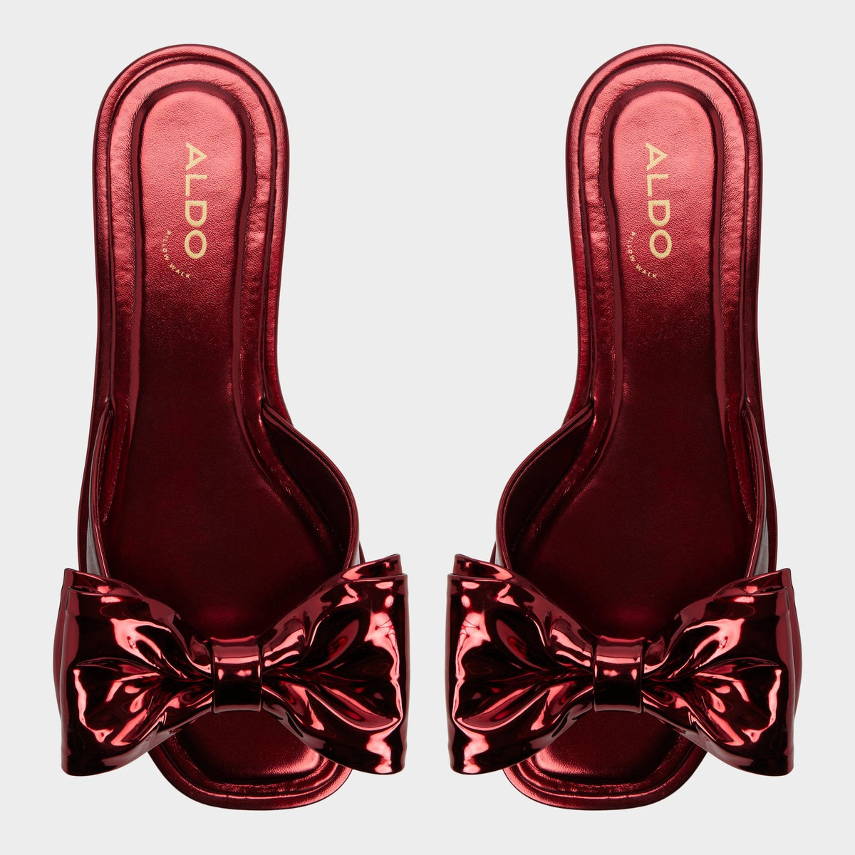 Aldo Bowetta in Medium Red - Slide sandal