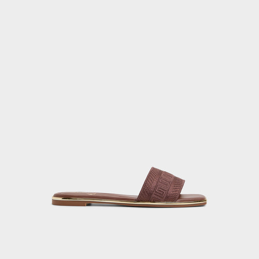 Aldo Oceania Medium Brown Women's Flats - Slide sandal
