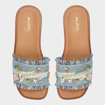 Aldo Beachside Denim Women's Flats - Slide sandal