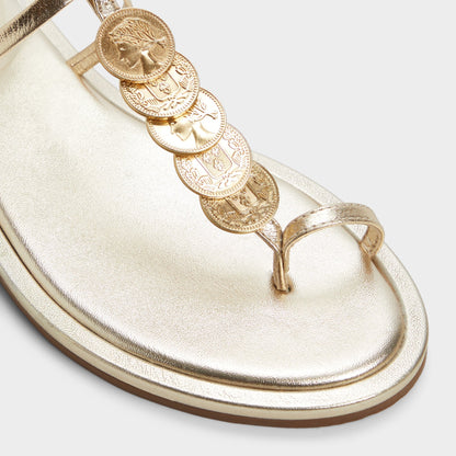 Aldo Artemisa Gold Women's Travel essentials - T-strap sandal