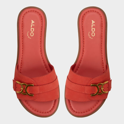 Aldo Dallaedar Medium Red Women's Flats - Slide sandal