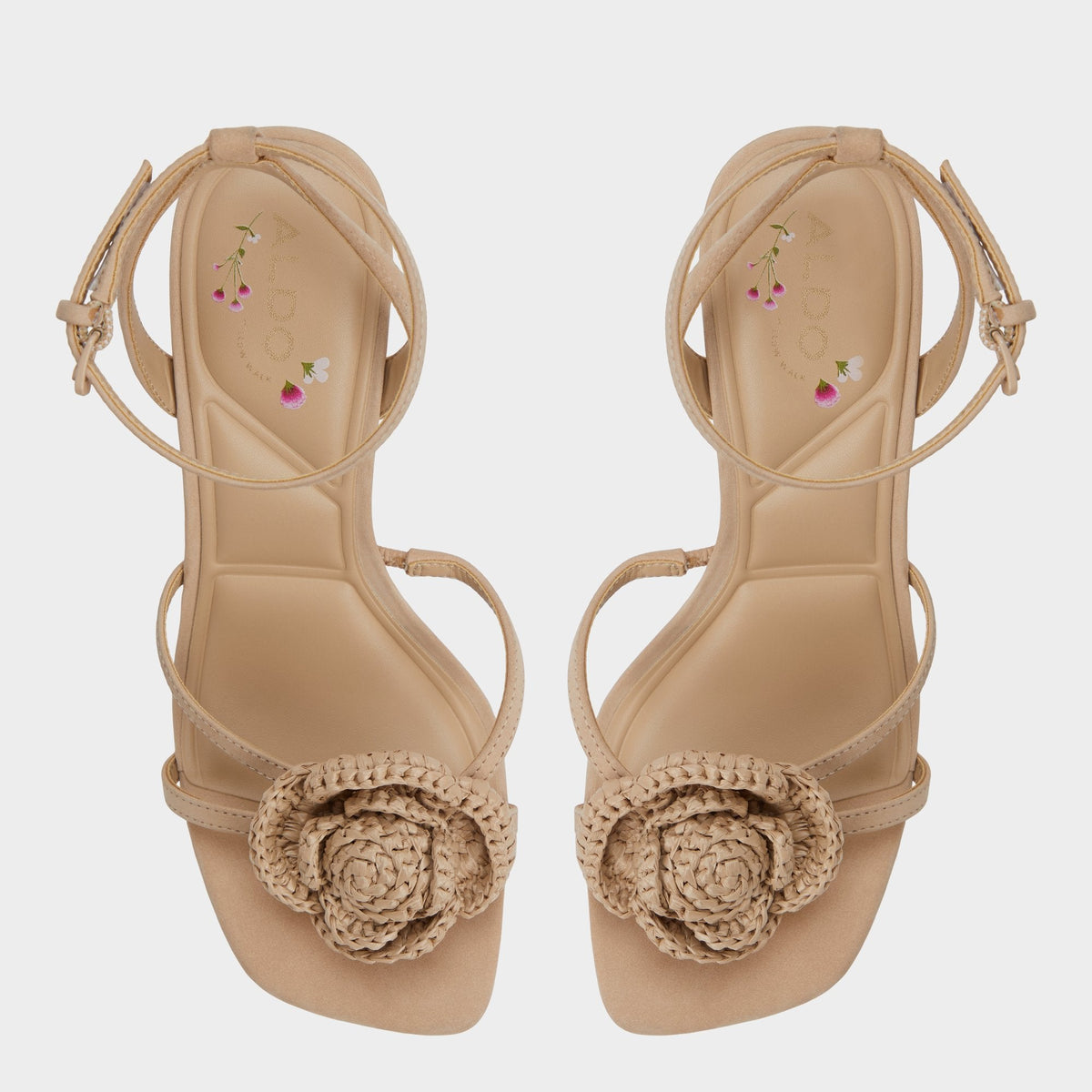 Aldo Wildblossom Sand Women's Heeled sandals - Strappy heeled sandal, Stiletto heel
