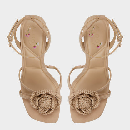 Aldo Wildblossom Sand Women's Heeled sandals - Strappy heeled sandal, Stiletto heel