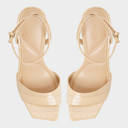 Aldo Harmonious in Medium Beige - Strappy heeled sandal