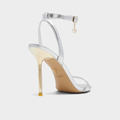 Aldo Maristou Silver Women's Strappy sandals - Strappy heeled sandal