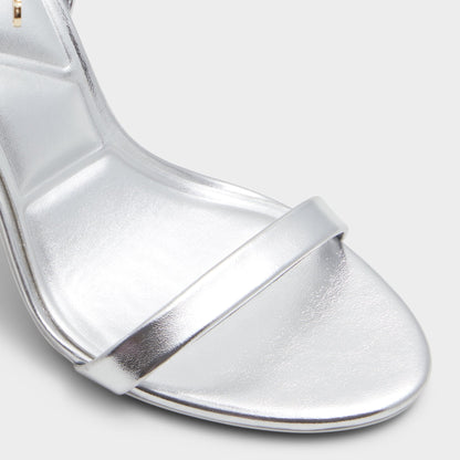 Aldo Maristou Silver Women's Strappy sandals - Strappy heeled sandal
