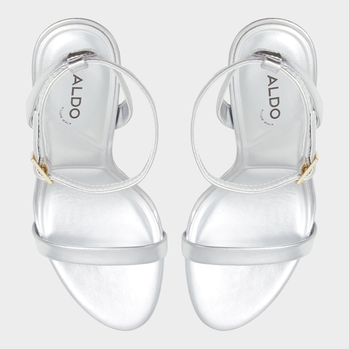 Aldo Maristou Silver Women's Strappy sandals - Strappy heeled sandal