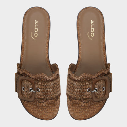 Aldo Wavysally in Light Brown - Slide sandal