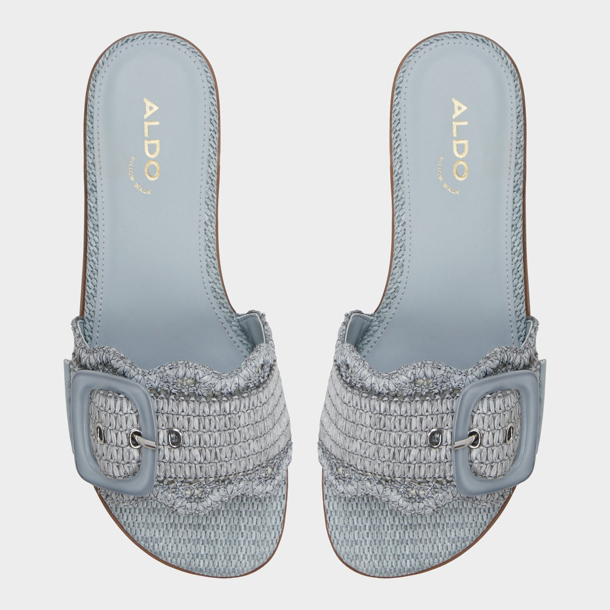 Aldo Wavysally in Other Blue 14051763 - Slide sandal