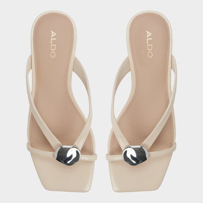 Aldo Iliria Beige Women's Flats - Slide sandal