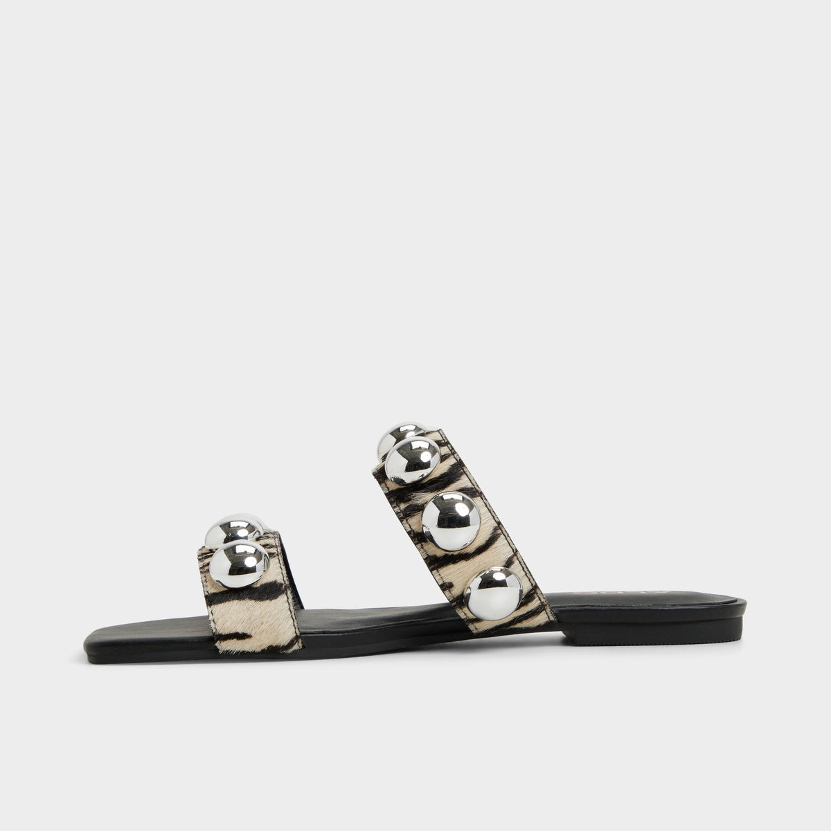 Aldo Katalena in White Black - Slide sandal