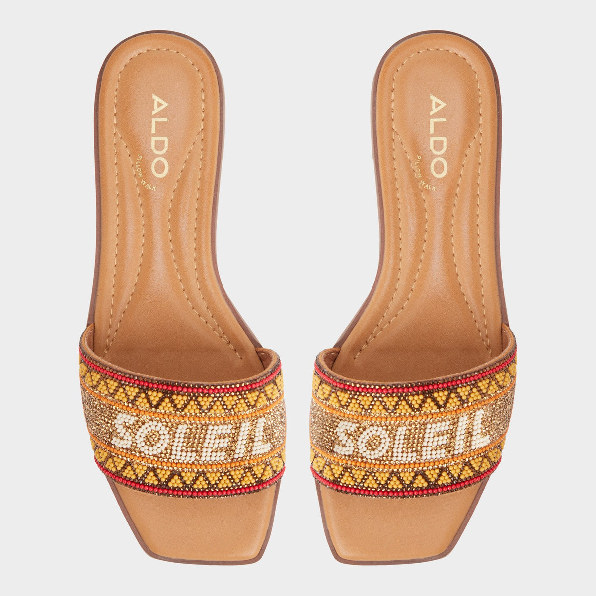 Aldo Seavacay Brown Multi Women's Flats -