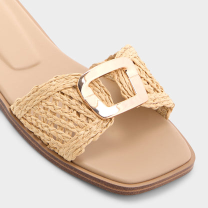 Aldo Tidella Natural Women's Flats - Slide sandal