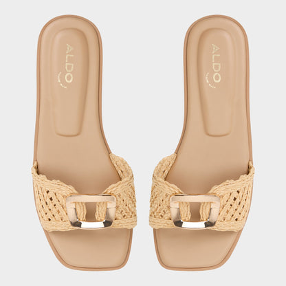 Aldo Tidella Natural Women's Flats - Slide sandal