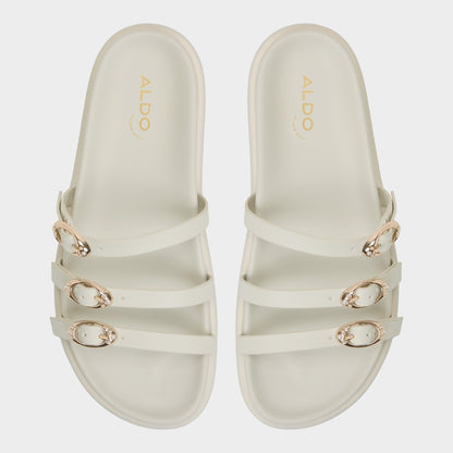 Aldo Zephyra White Women's Footbed sandals - Footbed sandal, Footbed sandal