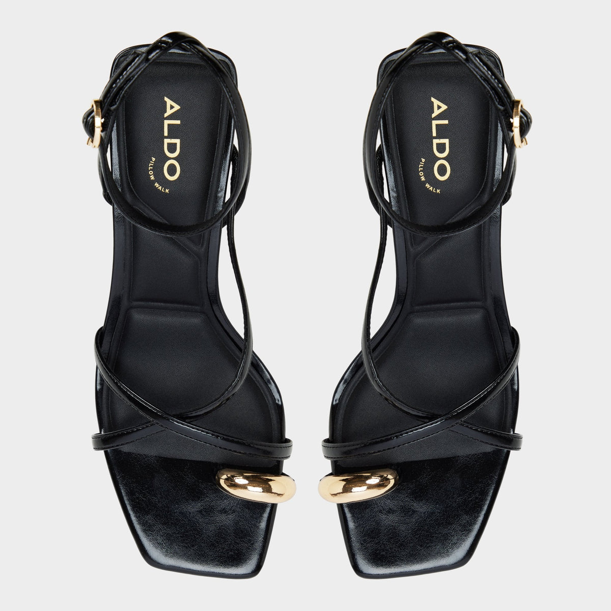 Aldo Elodiah Black Women's Travel essentials - Strappy heeled sandal, Stiletto heel