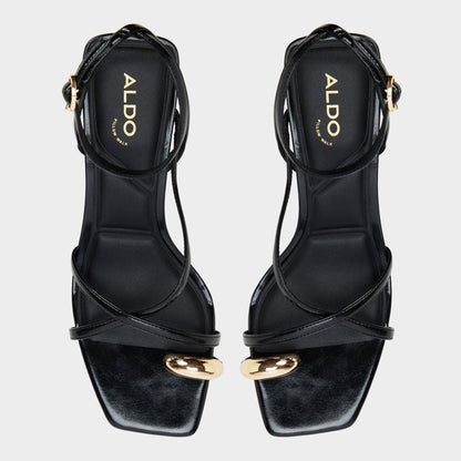 Aldo Elodiah Black Women's Travel essentials - Strappy heeled sandal, Stiletto heel