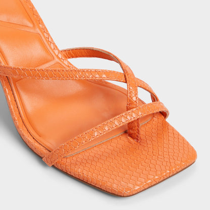 Aldo Calypsa Medium Orange Women's Heeled mules - Strappy heeled sandal
