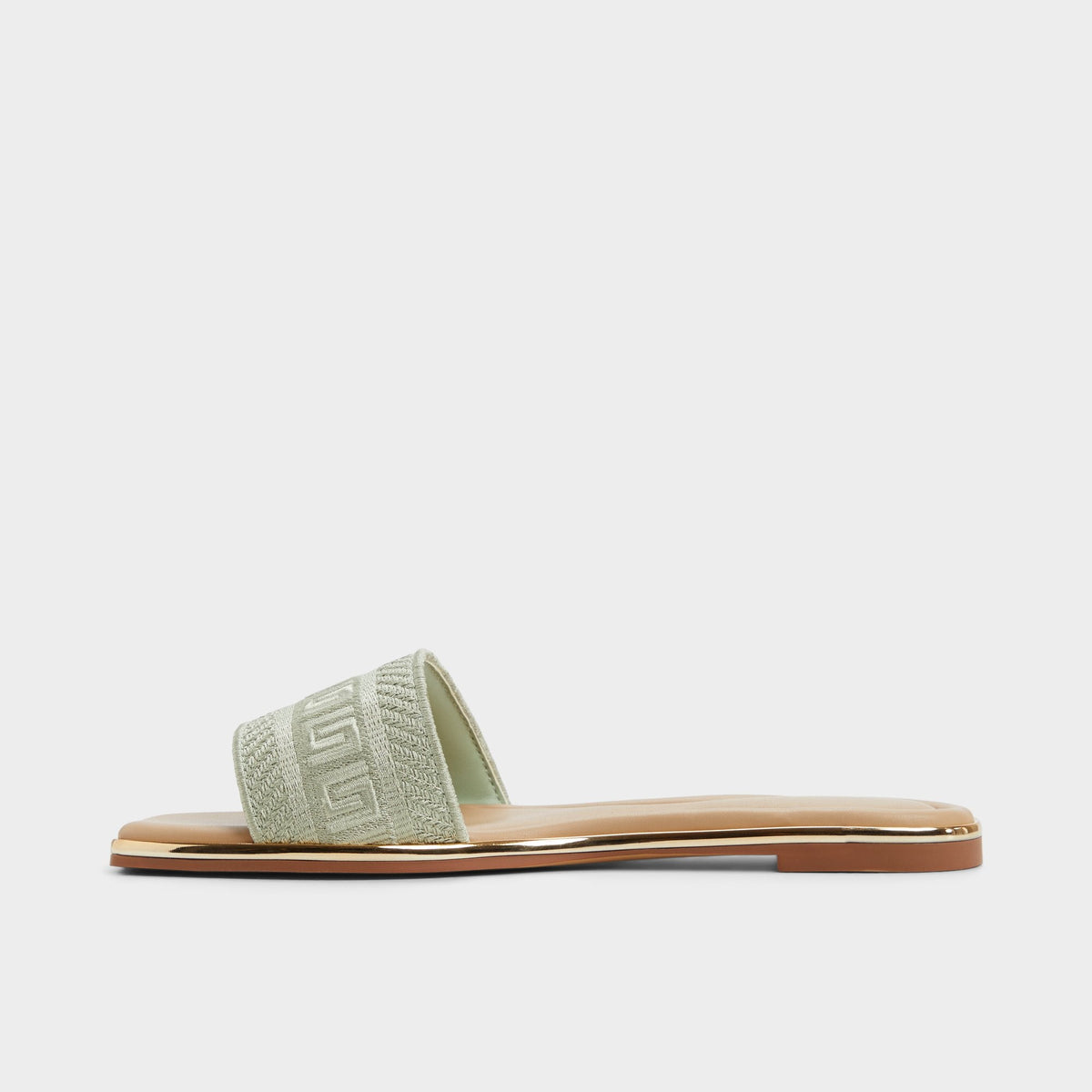 Aldo Oceania Other Green Women's Flats - Slide sandal