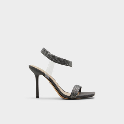 Aldo Rosy Dark Grey Women's Strappy sandals - Strappy heeled sandal