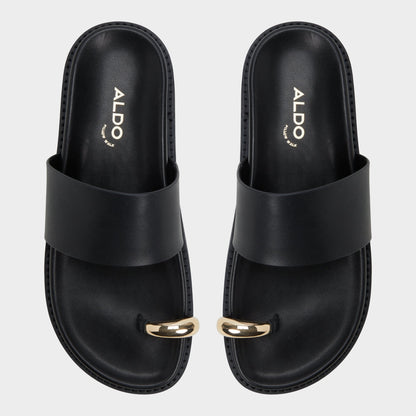 Aldo Beachstroll Black Women's Footbed sandals - Footbed sandal, Footbed sandal