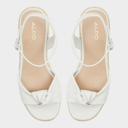 Aldo Annamarie White Women's Wedges - Wedge sandal, Wedge heel