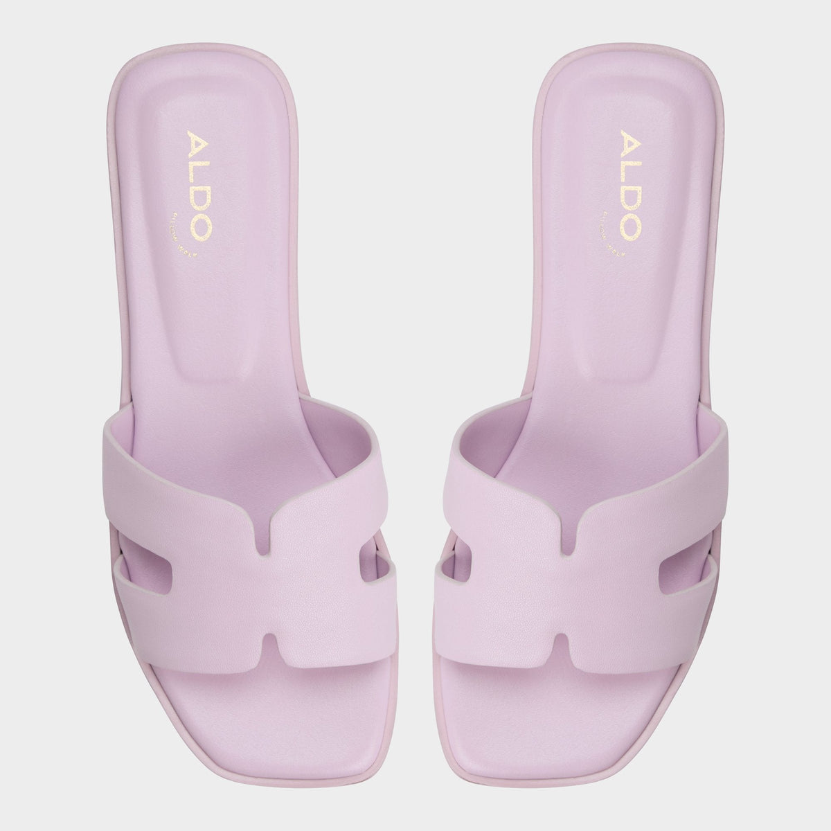 Aldo Itsandal Light Purple Women's Flats - Slide sandal