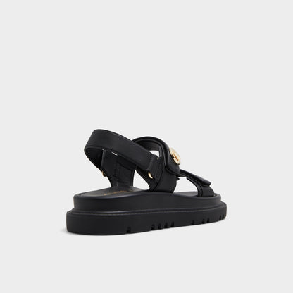Aldo Linette Black Women's Footbed sandals - Footbed sandal, Footbed sandal