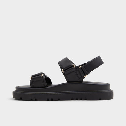 Aldo Linette Black Women's Footbed sandals - Footbed sandal, Footbed sandal
