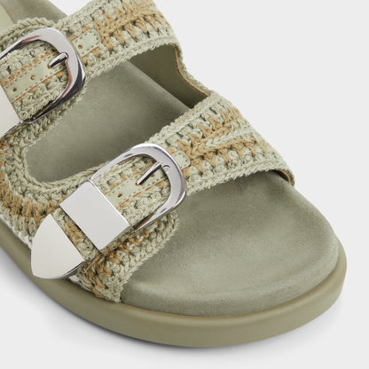 Aldo Bohodream Khaki Women's Footbed sandals - Footbed sandal