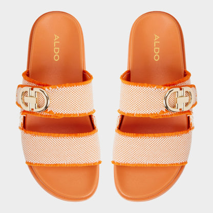 Aldo Daisymae Orange Women's Footbed sandals -