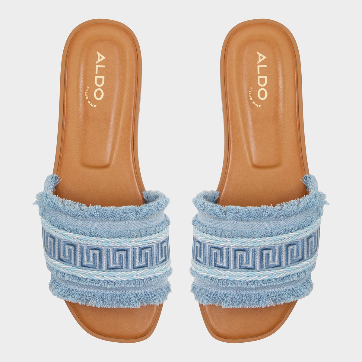 Aldo Nalani Medium Blue Women's Flats - Slide sandal