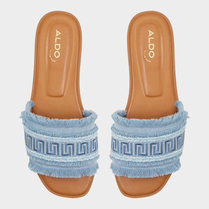 Aldo Nalani Medium Blue Women's Flats - Slide sandal