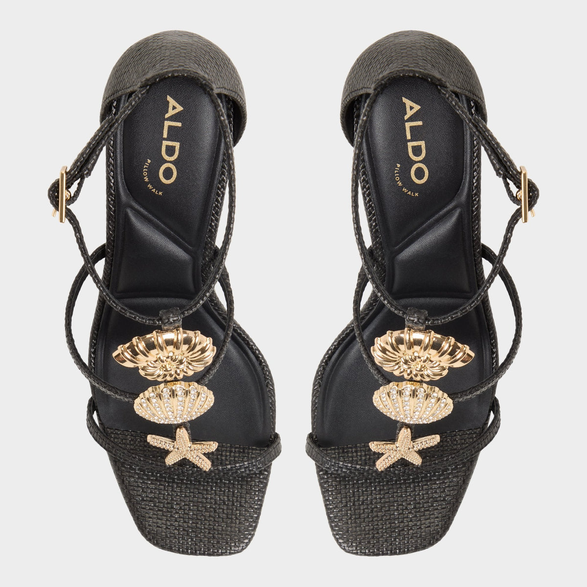Aldo Summerdate Black Women's Strappy sandals - Strappy heeled sandal
