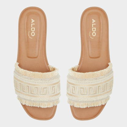 Aldo Nalani Gold Women's Flats - Slide sandal