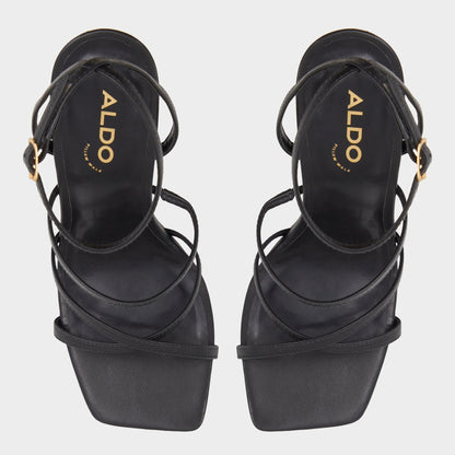 Aldo Galoi Black Women's Strappy sandals - Strappy heeled sandal