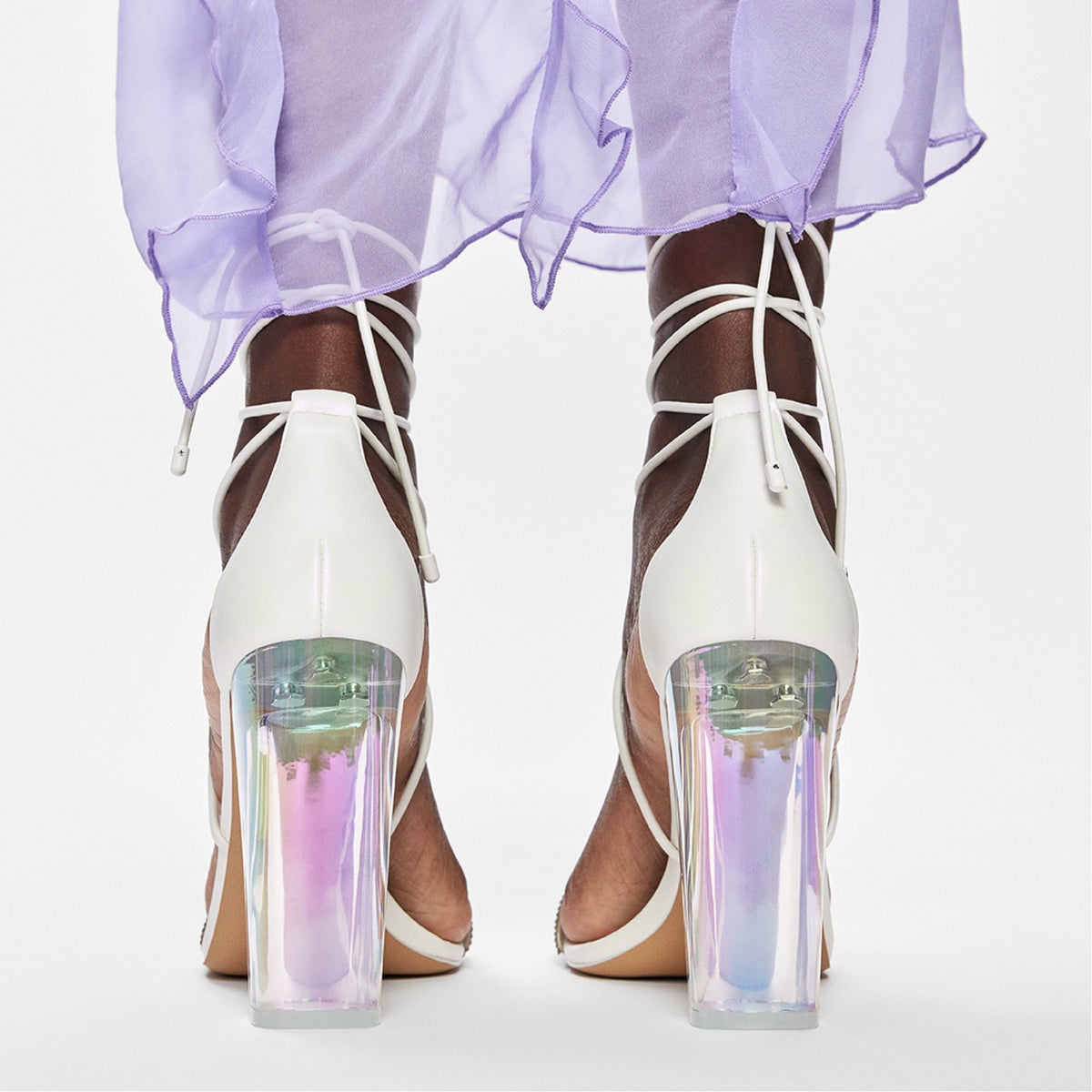 Aldo Onardonia in Open Natural - Strappy sandal, Block heel
