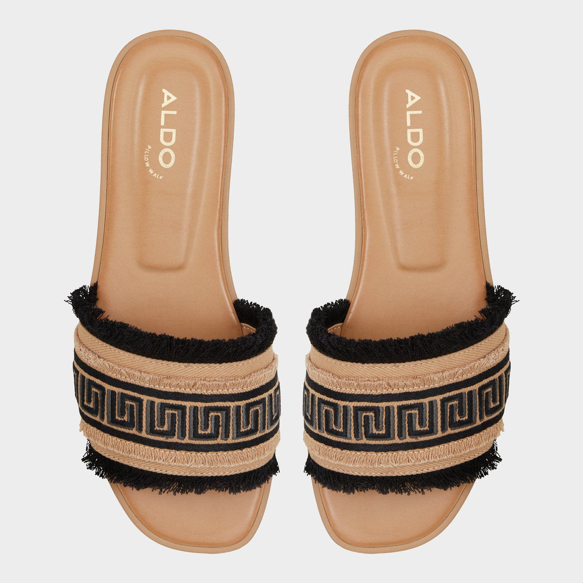 Aldo Nalani Open Black Women's Flats - Slide sandal