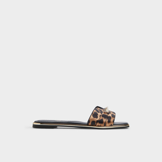 Aldo Darlina Brown Multi Women's Flats - Slide sandal