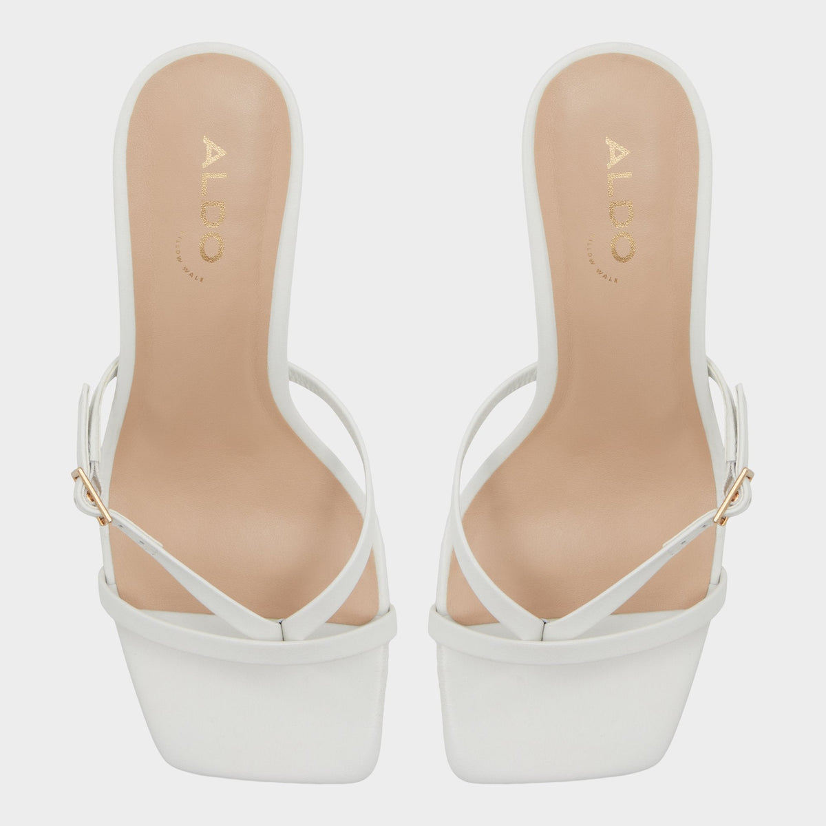 Aldo Gannever White/Bone Women's Heeled sandals -