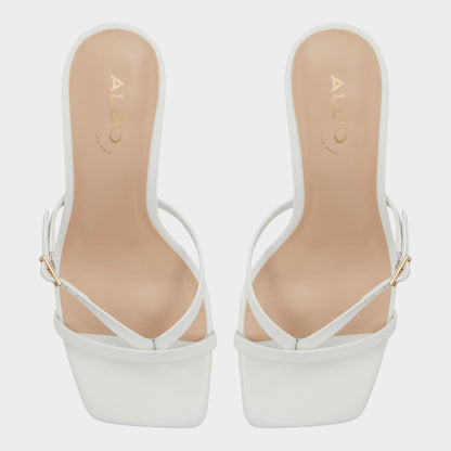 Aldo Gannever White/Bone Women's Heeled sandals -