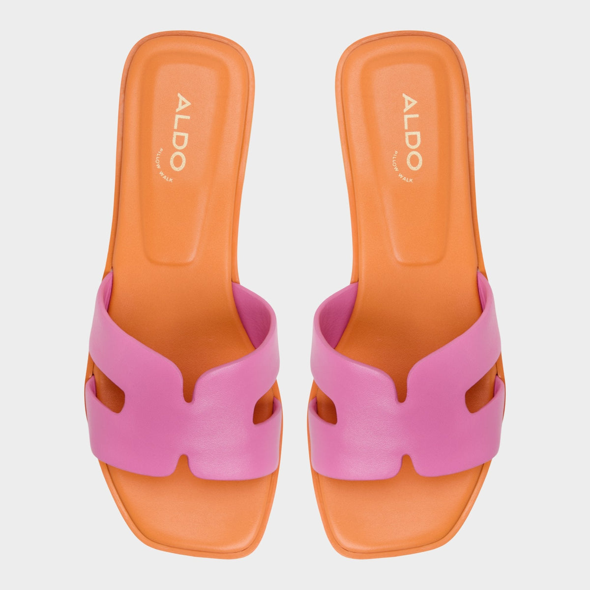 Aldo Itsandal Bright Pink Women's Flats - Slide sandal