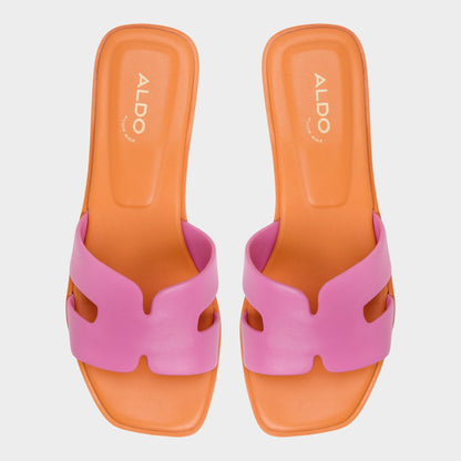 Aldo Itsandal Bright Pink Women's Flats - Slide sandal