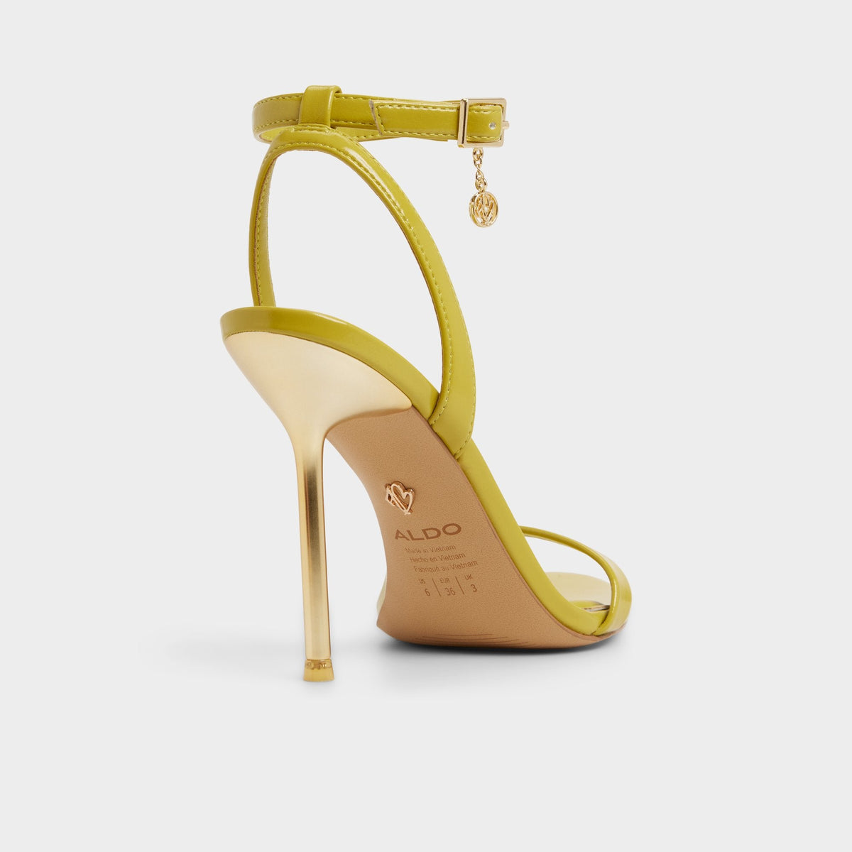 Aldo Maristou Lime Green Women's Heeled sandals - Strappy heeled sandal, Stiletto heel